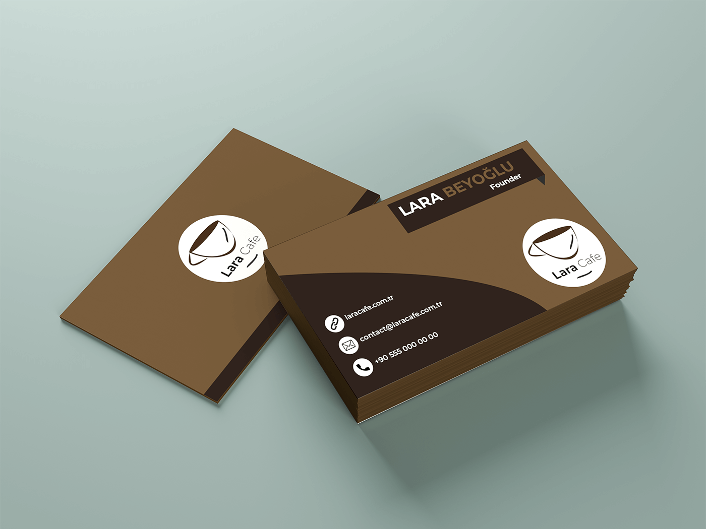 lara kafe kartvizit